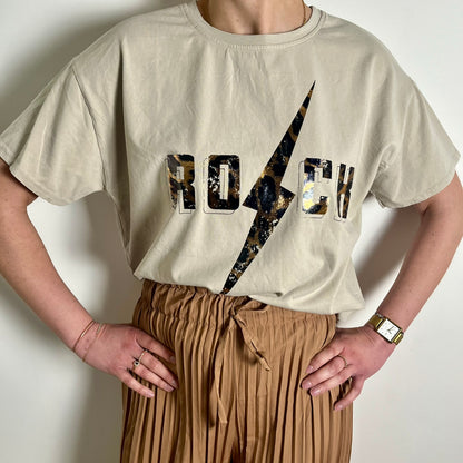 T-shirt "Rock" Beige