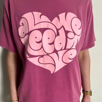 T-shirt "Coeur" Rose - PRIX REDUIT 17,94 € -40% directement dans le panier