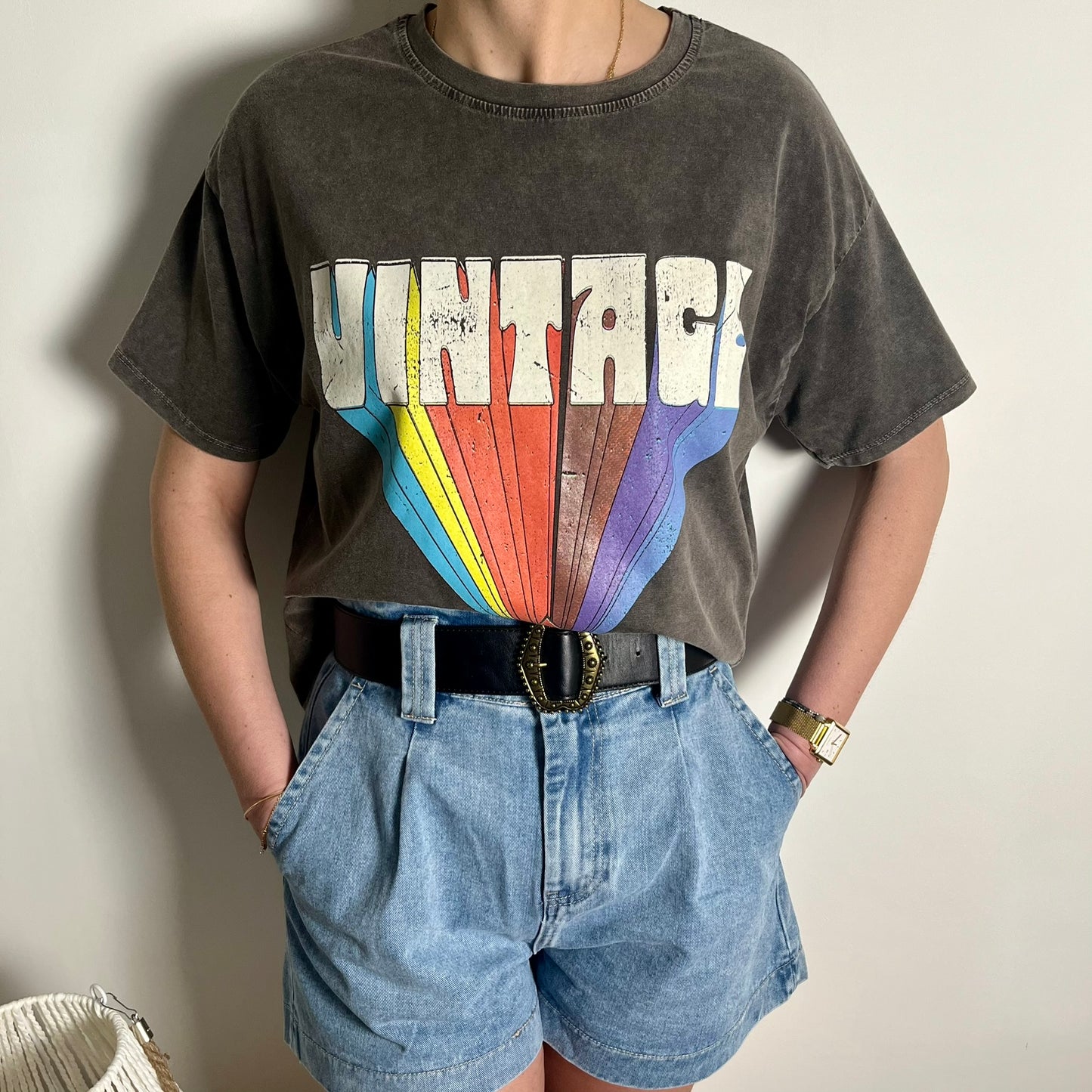 T-shirt "Vintage" Noir