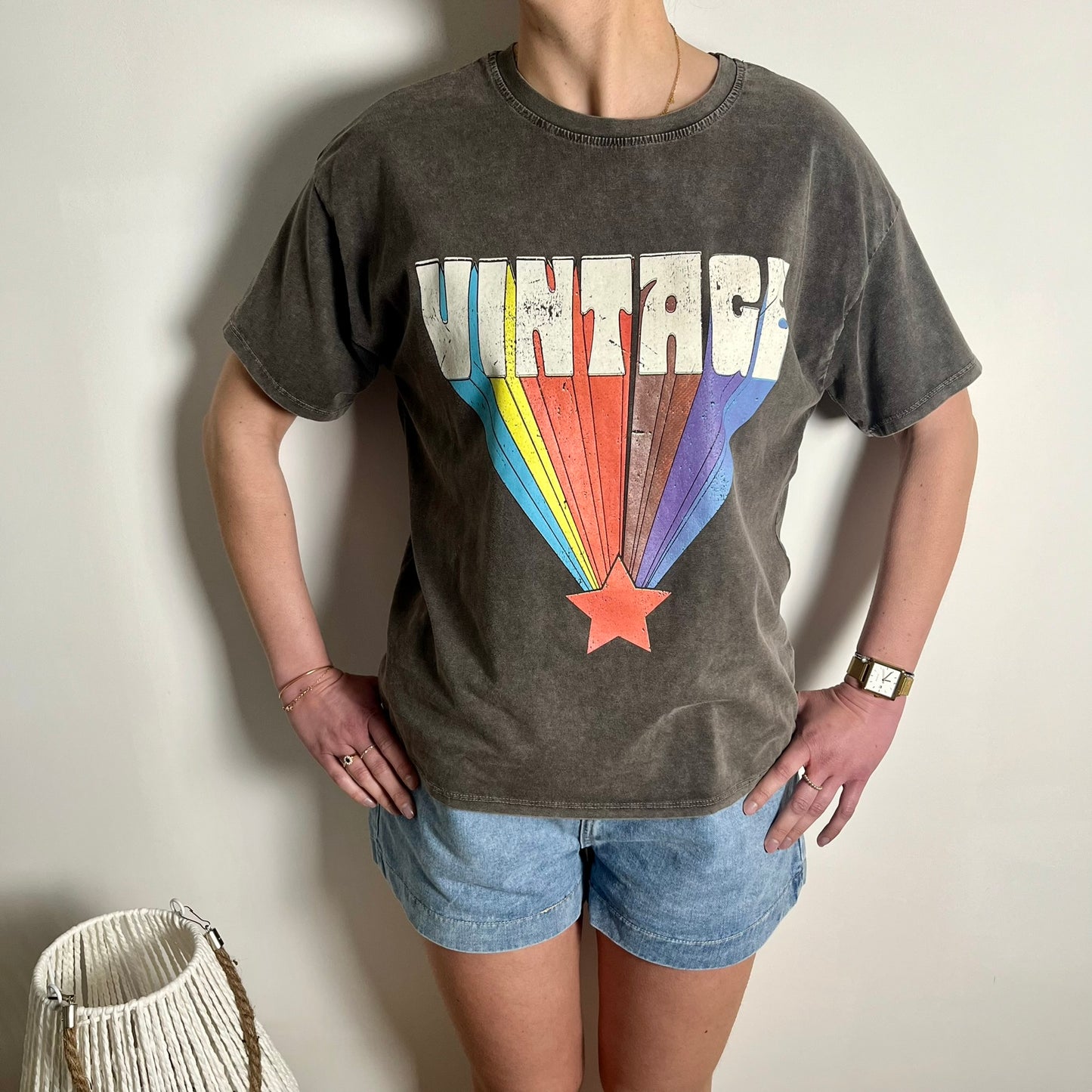 T-shirt "Vintage" Noir