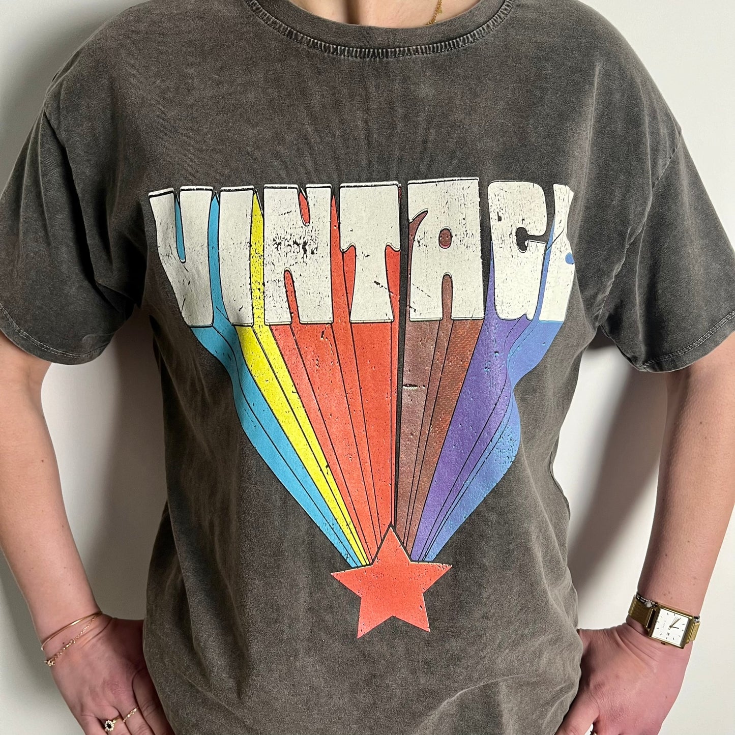 T-shirt "Vintage" Noir